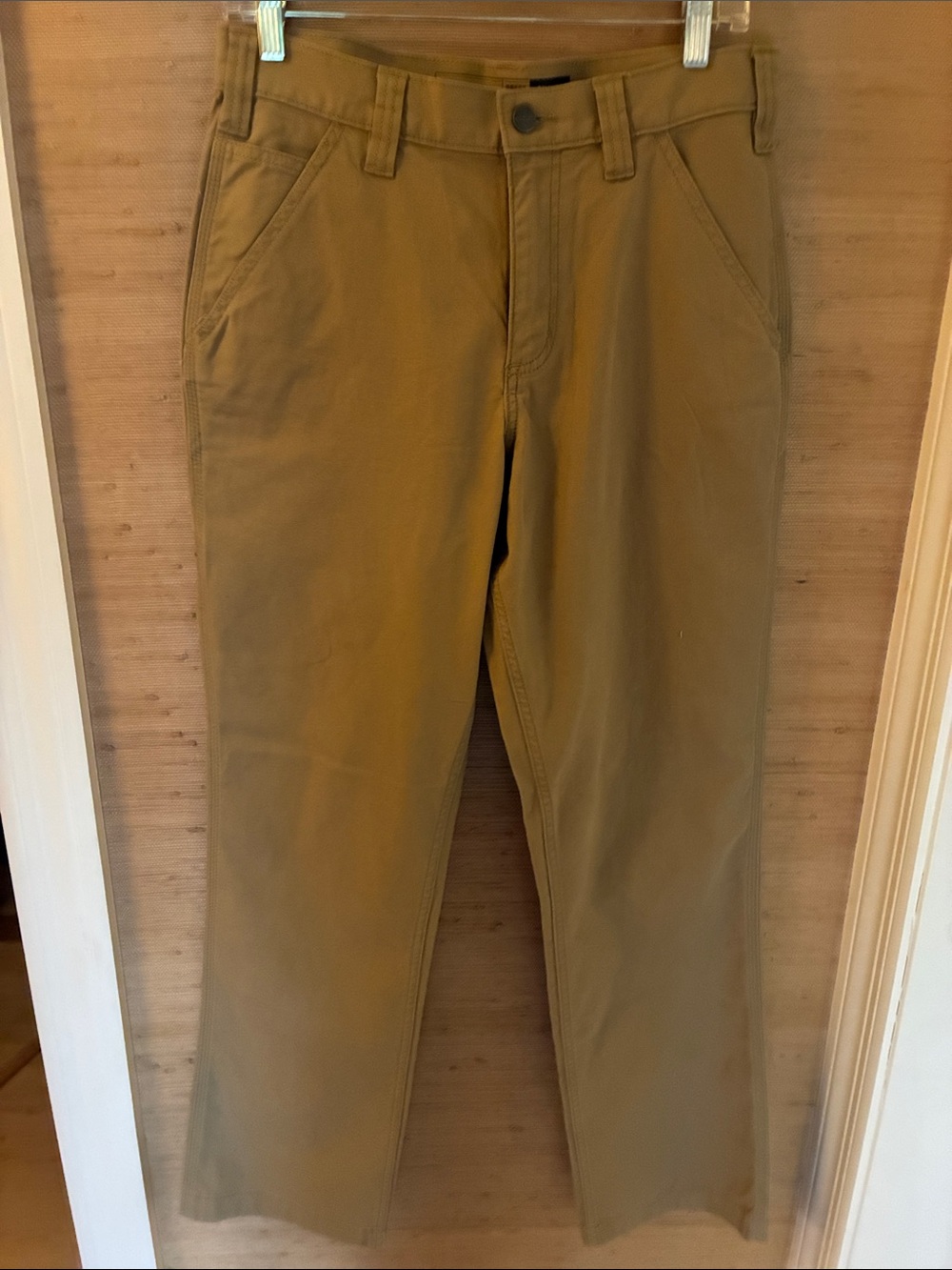 Carhartt Men's Khaki Straight-Leg Pants